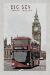 London Bus And Big Ben Poster