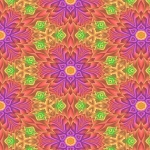 Mandala Mosaic Background Pattern