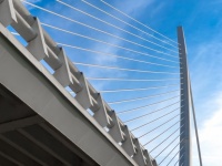 Modern Bridge Against Sky