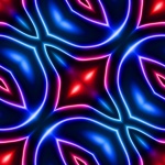 Neon Seamless Abstract Background