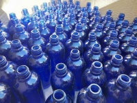 Packaging Blue Bottles