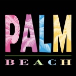 Palm Beach Word Background
