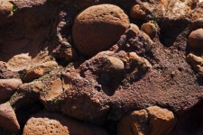 Pebbles Embedded In Conglomerate