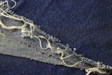 Pieces Of Denim Material Offcuts