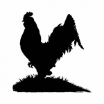 Rooster Silhouette Clipart