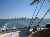 Sailing Away From San Diego