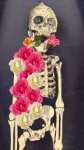 Skeleton And Flowers