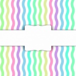 Stripe Pattern Label Cover