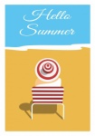 Summer Beach Retro Poster