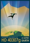 Super Earth - JPL Travel Poster