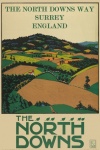 Surrey, England Travel Poster