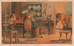 Vintage Blacksmith Occupation Art