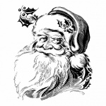 Vintage Clipart Christmas Santa