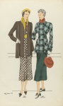 Vintage Fashion 1930s Women