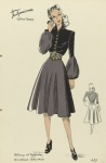 Vintage Fashion 1940s Woman