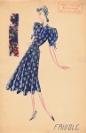 Vintage Fashion 1940s Woman