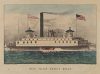 Vintage Ferry, New York Art