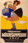 Vintage Laundry Washing Poster