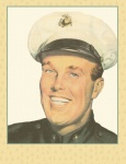 Vintage Military Man Portrait