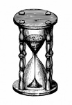 Vintage Hourglass Illustration