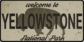 Vintage Sign Yellowstone