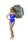 Woman In Swimsuit