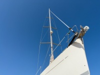 Yacht Against Blue Sky