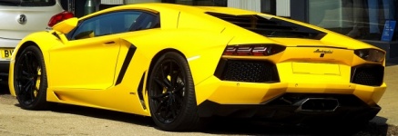 Yellow Lamborghini Car