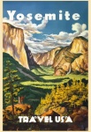 Yosemite Travel Poster