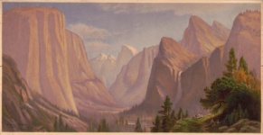 Yosemite Valley Vintage Art