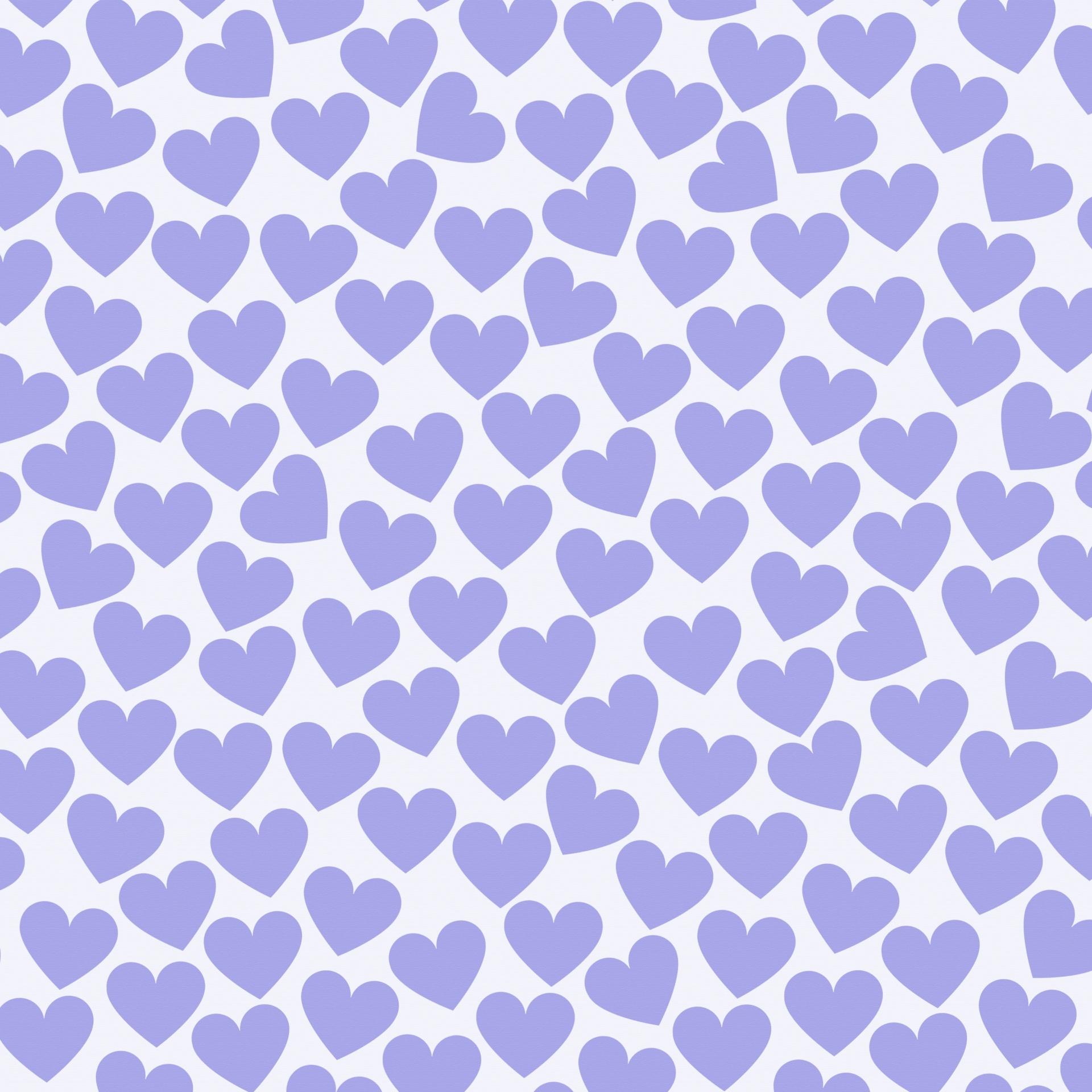 Hearts Pattern Background Lilac