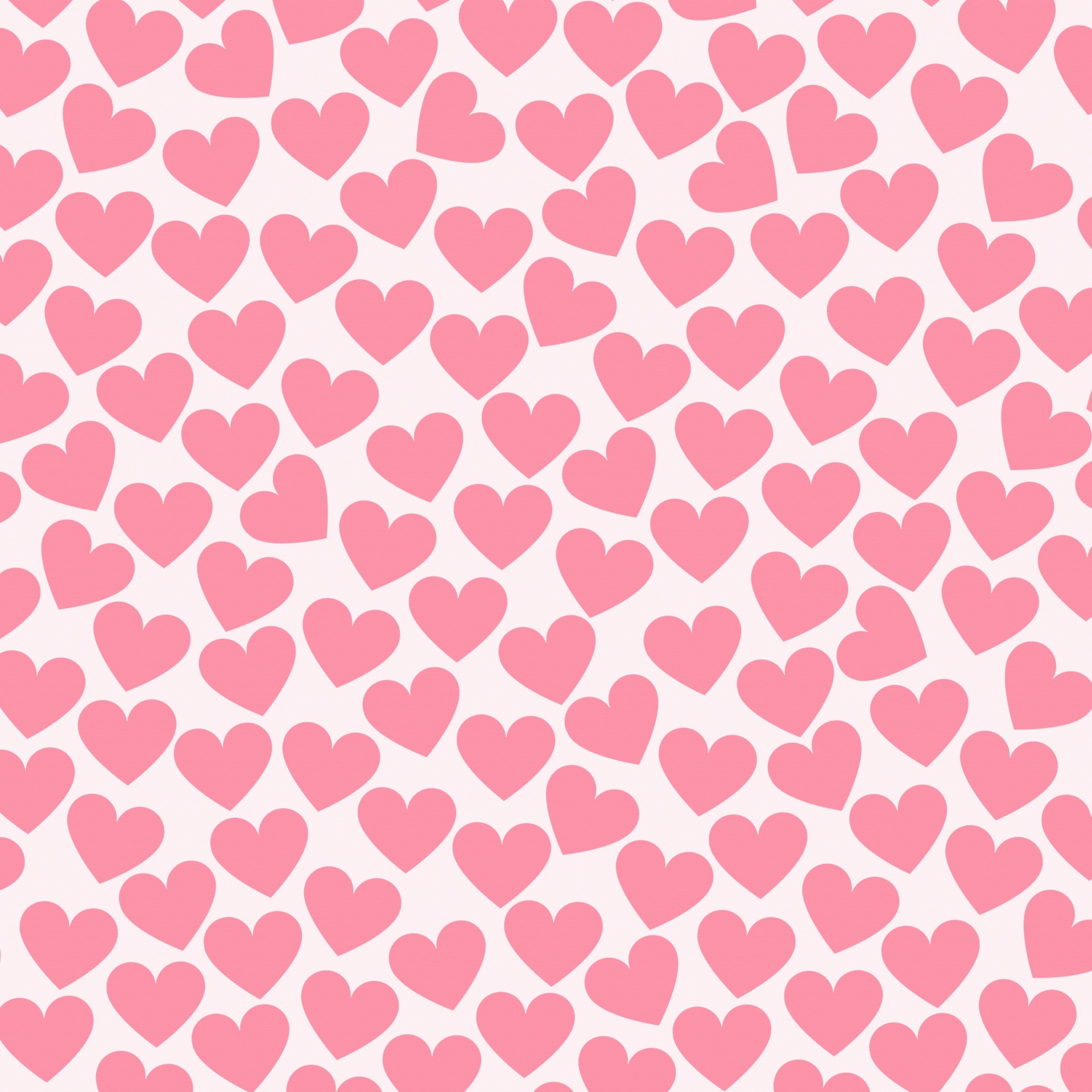 Hearts Pattern Background Pink