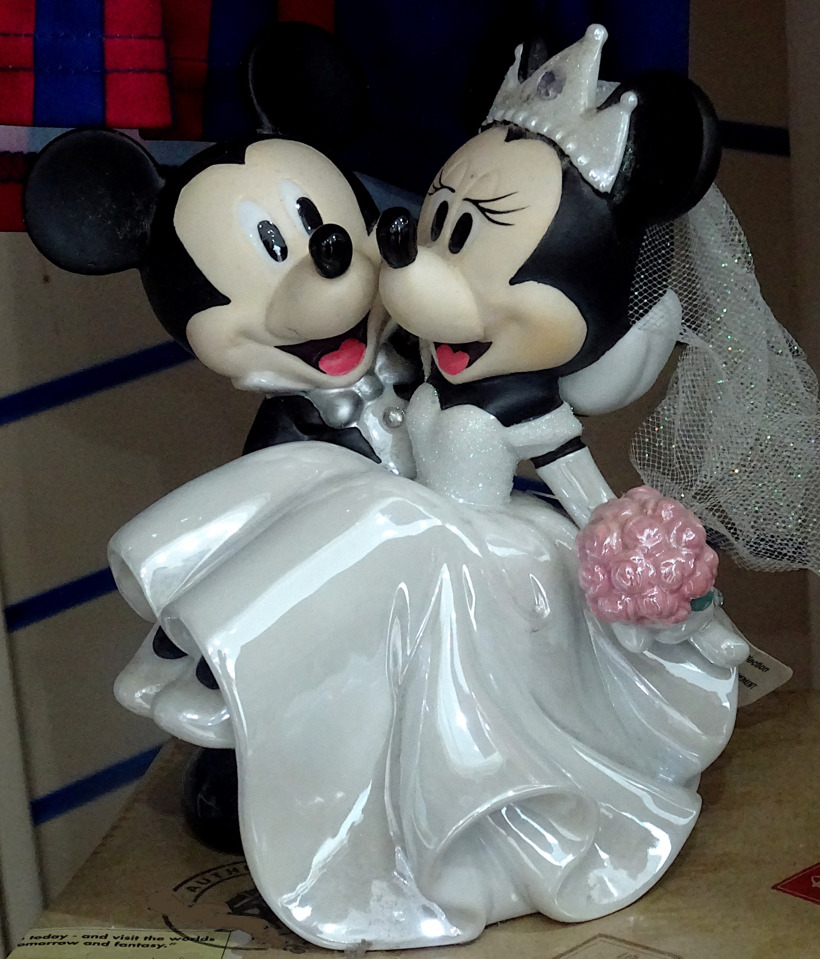 Mickey & Minnie Mouse Wedding Ornament