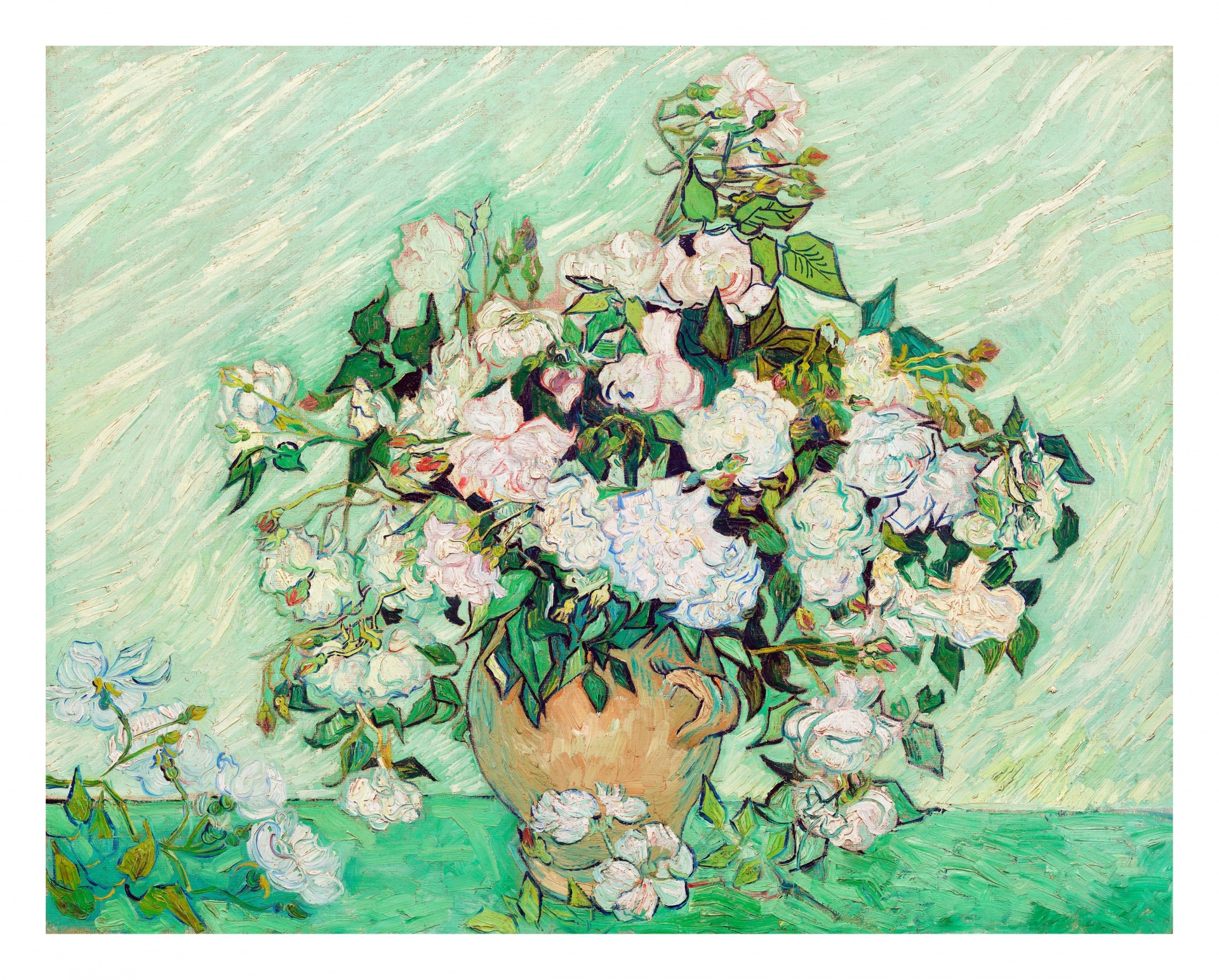 Van Gogh painting artwork flowers still life