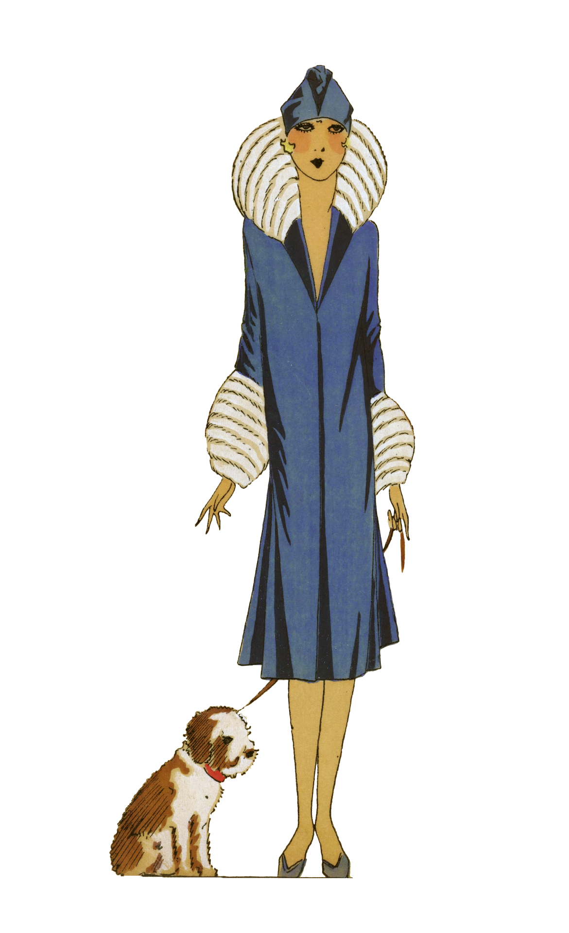 Vintage Fashion 1925 Woman