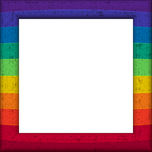 Clipart de cadre de couleurs arc-en-ciel Photo stock libre - Public Domain  Pictures