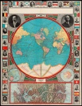 1913 Spherical Projection World