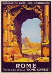 1921 Rome Travel Poster