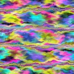 Colorful Abstract Batik Background