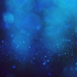 Abstract Bokeh Background Blue