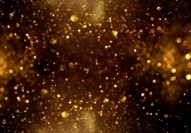 Abstract Bokeh Background Gold