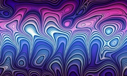 Abstract Pattern Waves Background