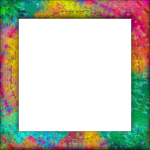 Colorful Abstract Art Picture Frame