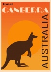 Australia, Canberra Travel Poster