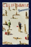 California USA Summer Poster