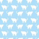 Cats Pattern Background Wallpaper