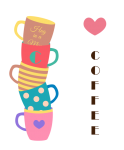 Coffee Cups Balance Stack