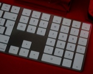 Computer Keyboard With White Keys