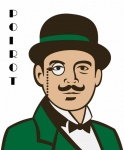 Detective Hercule Poirot Clipart