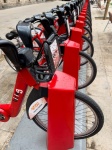 Electric Bicycles Parked